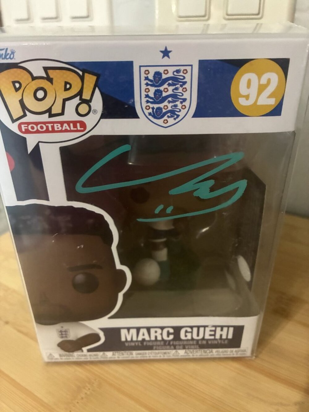 Funko Pop! Football Marc Guehi #92 Vinyl Figure Signed With VS Autographs Authen